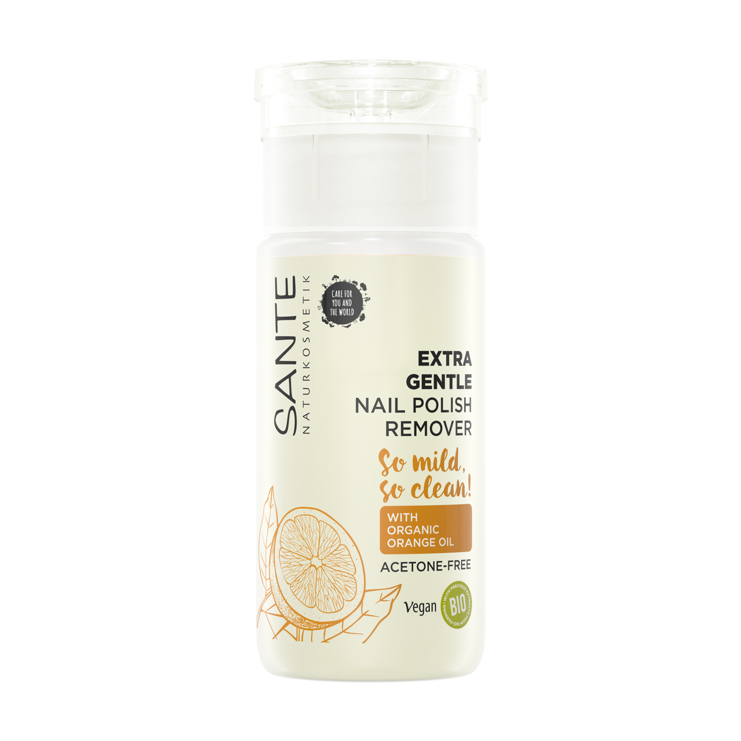 Уцінка! Біо-рідина для зняття лаку Sante Extra Gentle Nail Polish Remover, 100 мл